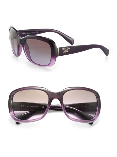 Purple Lenses Prada Cinéma sunglasses 